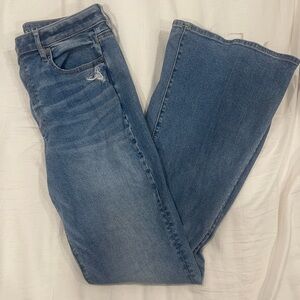 Women’s American Eagle Super High Rise Flare X-Long Jeans